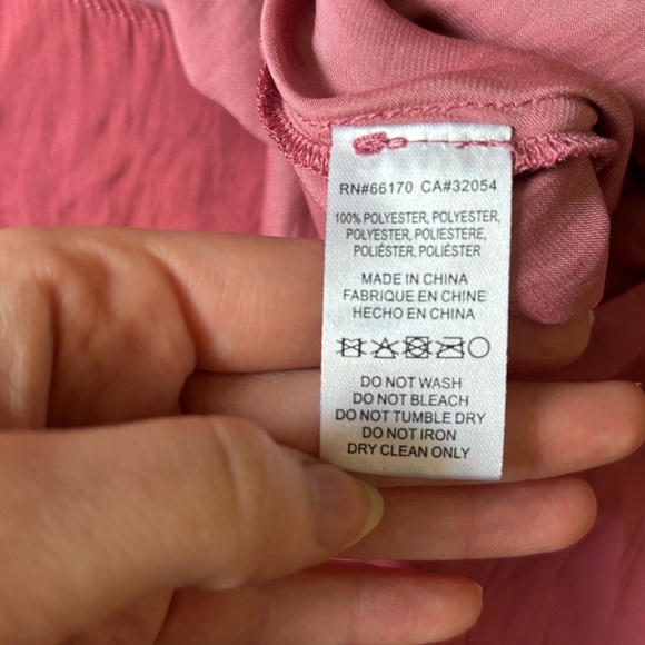 Anthropologie Cape May Midi Dress Current Air Rose Pink Extra Large New With Tag - Picture 7 of 7